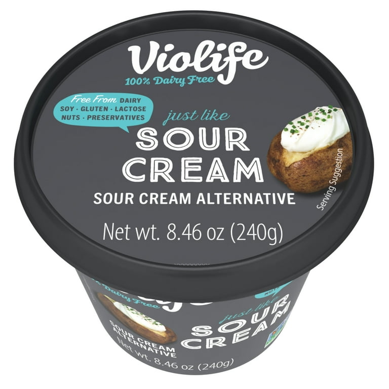 Violife Just like Sour Cream, Dairy-Free Vegan, 8.46 oz Tub (Refrigerated)