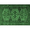 thumbnail image 1 of Ahgly Company Indoor Rectangle Persian Emerald Green Traditional Area Rugs, 3' x 5', 1 of 4