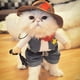 thumbnail image 2 of Disfraces de Navidad, El Vaquero para Fiesta de Navidad Eventos Especiales Disfraz, Uniforme de Vaquero del Oeste con Sombrero, Ropa Divertida de Vaquero para Mascotas para Perro Gato P(S) JFHHH pequeña, 2 of 4