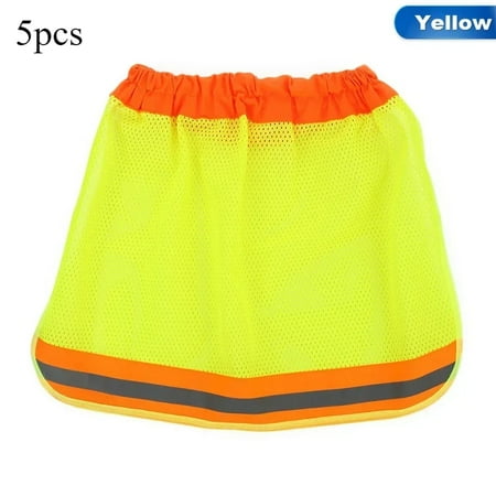 

5pcs Safety Hard Hat Reflective Stripe Neck Shield Cap Sun Shade Protective Helmets Workplace Safety Safety Hard Hat