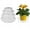 6inch, variant on 5PCS Clear Plastic Plant Saucer Drip Trays Small Plant Plate Dish for Indoor Flower Pots and Planters