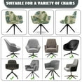 thumbnail image 6 of Xixirimido Retro Tropical Leaf Pattern Office Chair Covers Computer Stretch Accent Dining Chair Covers Swivel Desk Chair Armrest Slipcover for Mid-Back Rotating Chairs, 6 of 7