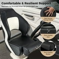 thumbnail image 5 of Gymax Sports Flip up Boat Seat Captain Bucket Seat w/ Flip-up Bolster 21'' High Back, 5 of 10