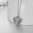 thumbnail image 5 of AOBOCO Heart Urn Necklace for Ashes 925 Sterling Silver Heart Memorial Keepsake Cremation Pendant Necklace Cremation Jewelry Gifts for Women, 5 of 6
