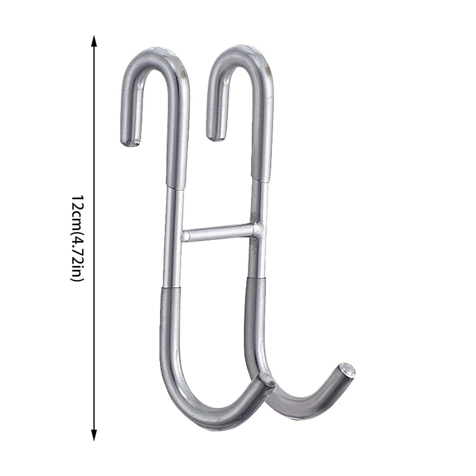 KULOLO Shower Door Hooks – No Drill Stainless Steel Towel & Squeegee Hooks For Glass Doors (2 Pack)