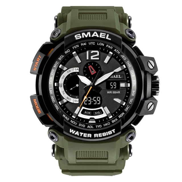 1702 Reloj de pulsera digital de cuarzo Reloj deportivo multifuncional SMAEL Mirar