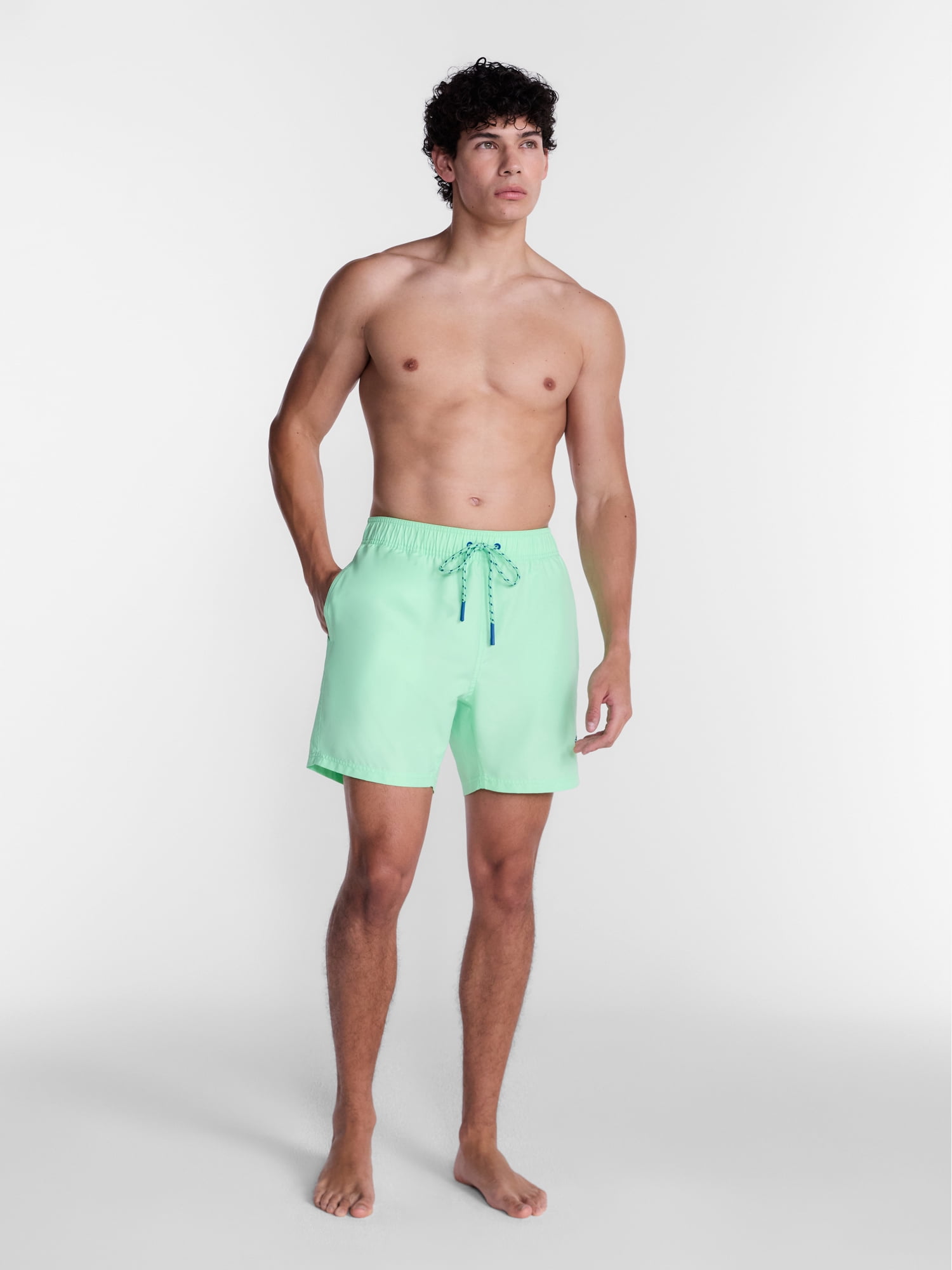 Party Sharks Men's Swim Trunks, 6.5" Inseam, Sizes S-XL