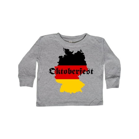 

Inktastic Oktoberfest Germany Map Flag Gift Toddler Boy or Toddler Girl Long Sleeve T-Shirt