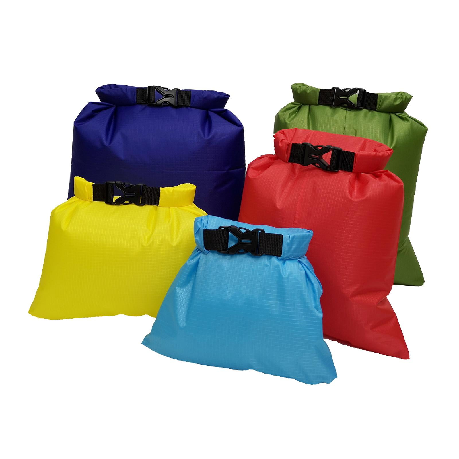 harayaa 5 Pieces Dry Bag Marine 1.5L 2.5L 3.5L 4.5L 6L Portable Multifunctional Multiple Style D