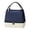 Z20-Navy, variant on Dual Layer Trapezoid Color Block Insulated Lunch Bag for Ages 6rd 7th 10th 12th Large Capacity Thick Thermal Waterproof Handheld Food Carrier