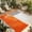 Orange Gray White, variant on Sage Green Grey Outdoor Rug for Patio/Deck/Porch, Non-Slip Large Area Rug 6 x 9 Ft, Oil Painted Abstract Geometric Modern Indoor Outdoor Rugs Washable Area Rugs, Reversible Camping Rug Carpet Runner