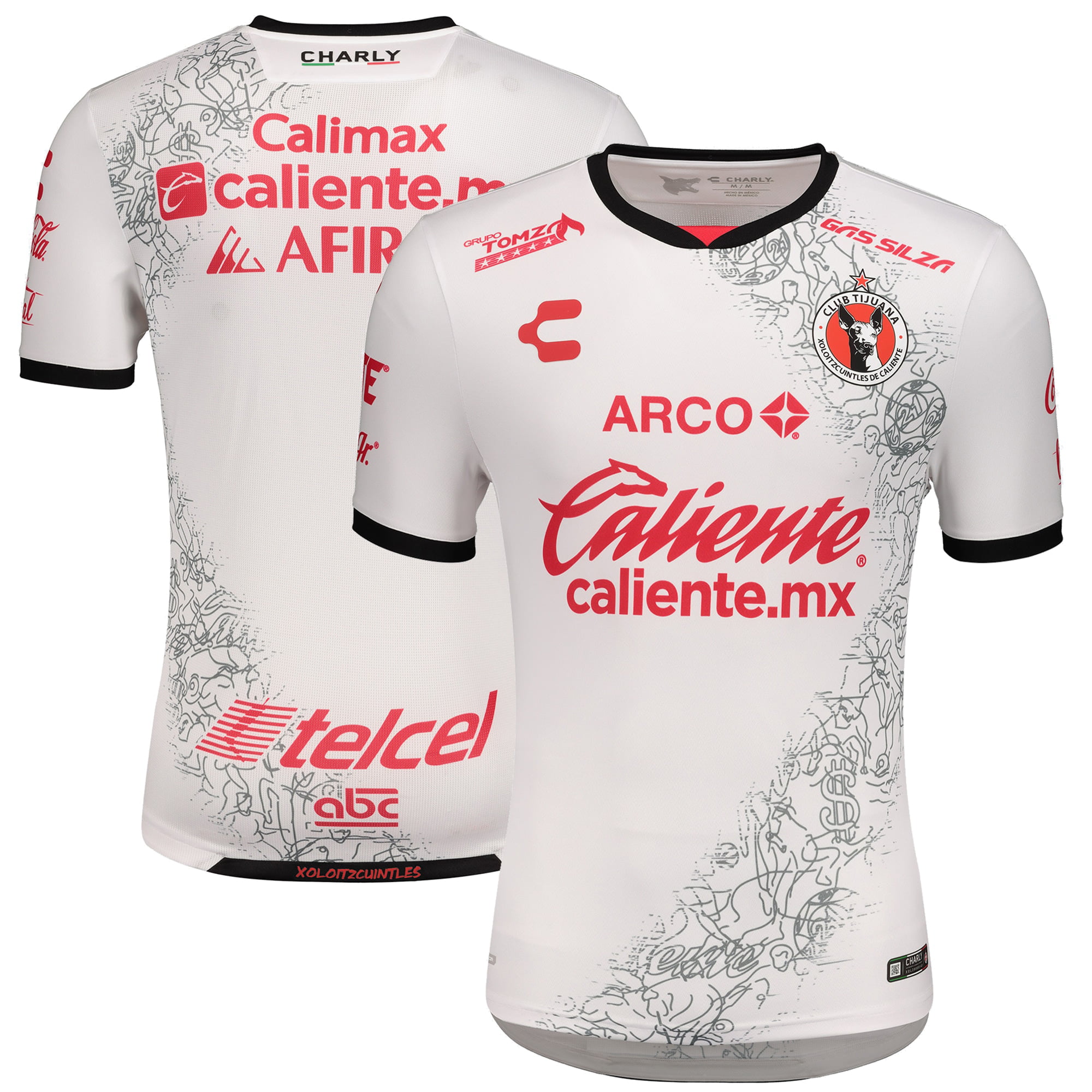 Charly Official Tijuana Xolos Men's Home Jersey 2020-21 