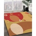 thumbnail image 3 of Ahgly Company Machine Washable Indoor Round Transitional Scarlet Red Area Rugs, 8' Round, 3 of 7