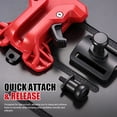 thumbnail image 6 of Heavy Duty Tool Belt Quick Clip Holder, Wear Resistant Adjustable Quick Release Power Tool Hanger, Multi Angle Waist Belt Drill Holster Clip for Construction Worker Daily Repair Power Tool Carry, 6 of 7