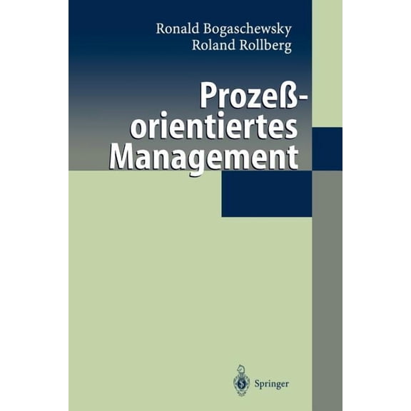 ProzeÃorientiertes Management, (Paperback)
