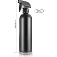 thumbnail image 2 of 500ml spray bottle, pressure sprayer, empty spray pump bottle, nebulizer spray bottle, (3-pack, black), 2 of 5