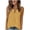 Yellow, variant on Lmueinov Tank Tops for Women Boho V-Neck Cotton Summer Shirt Relaxed Fit Sleeveless Blouse Womens Trendy Casual Work Soft Basic Shirt