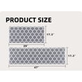 thumbnail image 2 of Cushioned Anti-Fatigue Kitchen Mats, Waterproof and Non-Slip Kitchen Comfort Mats for Kitchen,Gray, 2 of 8