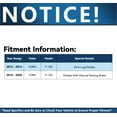 thumbnail image 2 of Detroit Axle - Brake Kit for 2012-2020 Ford F-150 Drilled & Slotted Disc Brake Rotors and Ceramic Brakes Pads 2013 2014 2015 2016 2017 2018 2019 Front and Rear Replacement, 2 of 13