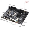 thumbnail image 4 of Nueva Placa Base para Computadora H61-S, Pin LGA1155 de Escritorio con M.2, Compatible con CPU I3 I5 I7 de Segunda y Tercera Generación, 4 of 5
