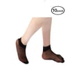 thumbnail image 2 of INSPIRE CHIC Women's Dots Pattern Ankle Length Stretchy Sheer Socks Black, 2 of 5