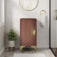 thumbnail image 7 of Modway Daylight 18" Solid Mango Wood Bathroom Vanity Cabinet in Walnut, 7 of 7