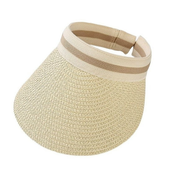 Beach Hats for Women Wide Brim Straw Sun Hat for Gardening or Outdoor Hikes Women's Woven Sliding Sunshade Men's Adjustable Hat Sports Sunshade