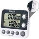thumbnail image 2 of Digital kitchen timer Magnetic large screen countdown clock 2 channel groups 99 hours, 2 of 4