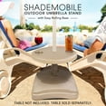 Shademobile Rolling Umbrella BaseSand
