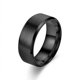 thumbnail image 3 of 6 Colors Classic 8mm Tungsten Mens Ring Surface Brushed Stainless Steel Ring for Women Wedding Band Couples Jewelry Accessories, 3 of 5