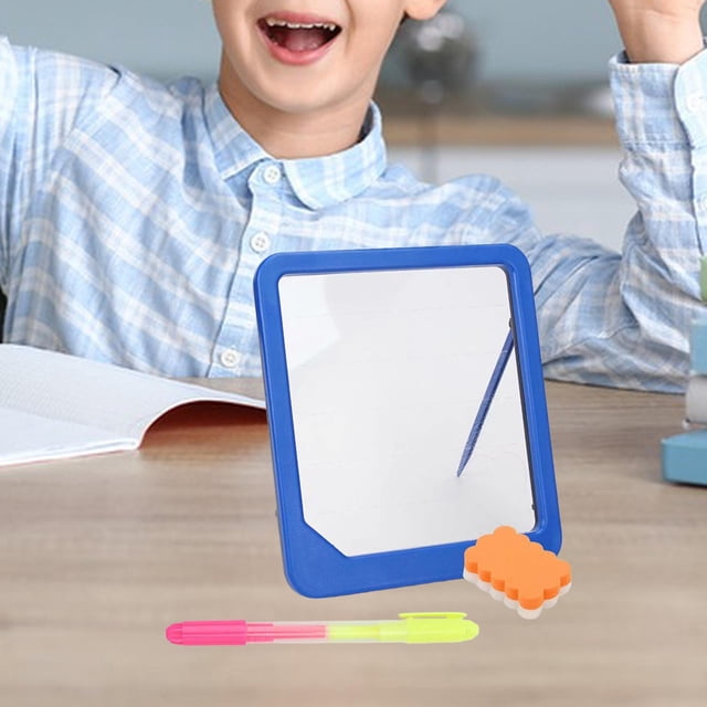 Tableta de dibujo, tablero de escritura, juguetes LED, juguetes científicos y educativos, juguetes sensoriales para niños azul