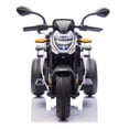 thumbnail image 4 of 12V Electric Motorbike for Kids, 3-Wheel Stable Design with Dual Motors, Slow Start, Spring Suspension & LED Lights – for Boys Girls Ages 3+, White, 4 of 10