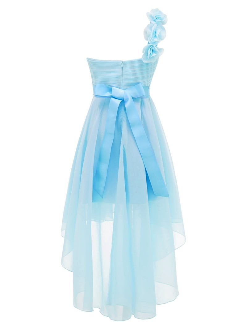 iEFiEL Girls One Shoulder Chiffon Party Dress Wedding Bridesmaid Pageant Flower Dresses with Beaded Sash - Walmart.com iEFiEL Girls One Shoulder Chiffon Party Dress Wedding Bridesmaid Pageant Flower Dresses with Beaded Sash - Walmart.com