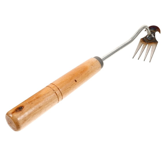 HOMEMAXS Weeding Tools Gardening Lawns Garden Hand Tool 36x8cm Silver