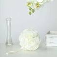 thumbnail image 6 of Efavormart 2 Pack | 7" CREAM Flower Ball Silk Rose Pomander Kissing Ball, 6 of 10
