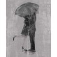 thumbnail image 2 of Studio W 26x32 Gold Ornate Wood Framed with Double Matting Museum Art Print Titled - Rain Romance I, 2 of 4