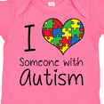 thumbnail image 4 of Inktastic I Heart Someone with Autism Boys or Girls Baby Bodysuit, 4 of 5