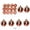 B, variant on Neoargh 12Pcs Red and Gold Christmas Balls Ornaments, Shatterproof Stripes Glitter Patterns, Shatterproof Tree Wreath Ornaments, Festive Party Decor Baubles for Home