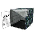 thumbnail image 3 of Dragon Dog Crate Cover, Space Thematic Hand Drawn Pattern Universe Ship Dino Characters Planets Sketchy, Easy to Use Pet Kennel Cover Small Dogs Puppies Kittens, 7 Sizes, Multicolor, by Ambesonne, 3 of 6
