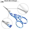 thumbnail image 3 of 5 Pieces Stork Bird Scissors Embroidery Scissors 3.7 Inch Stainless Steel Tip Classic Stork Scissors Sewing Dressmaker Scissors Shears for Sewing, Craft, Art Work and Everyday Use, 3 of 7