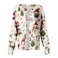 thumbnail image 6 of Domzest 2026 Womens Scrub Jacket Long Sleeve Button up Plus Size Medical Scrub Top Floral Print Nurses Working Uniforms Clearance Scrubs Sets Dark Blue L, 6 of 6
