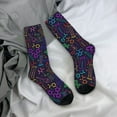 thumbnail image 4 of JUNZAN Chemistry Science Mens Funny Socks for Men Women Colorful Fun Novelty Crew Patterned Socks, 4 of 6