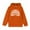 Orange, variant on Cute Graphic Back to School Hoodies for Girls and Boys Fleece Long Sleeve Hooded Sweatshirts Casual Comfy Pullover Tops with PocketY2K Vintage Orange Day Clothes 4-14 Years