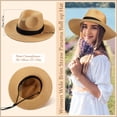 thumbnail image 2 of Sombrero de paja Sureio para sol de verano y playa, 24 unidades, 2 of 7