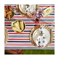 thumbnail image 6 of Stripe Tablecloth 60x120 - Spill-Proof Outdoor Rectangular Table Cover - Easy Clean Black Table Linens, 6 of 6