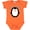 Orange, variant on Inktastic Cool As a Penguin Boys or Girls Baby Bodysuit