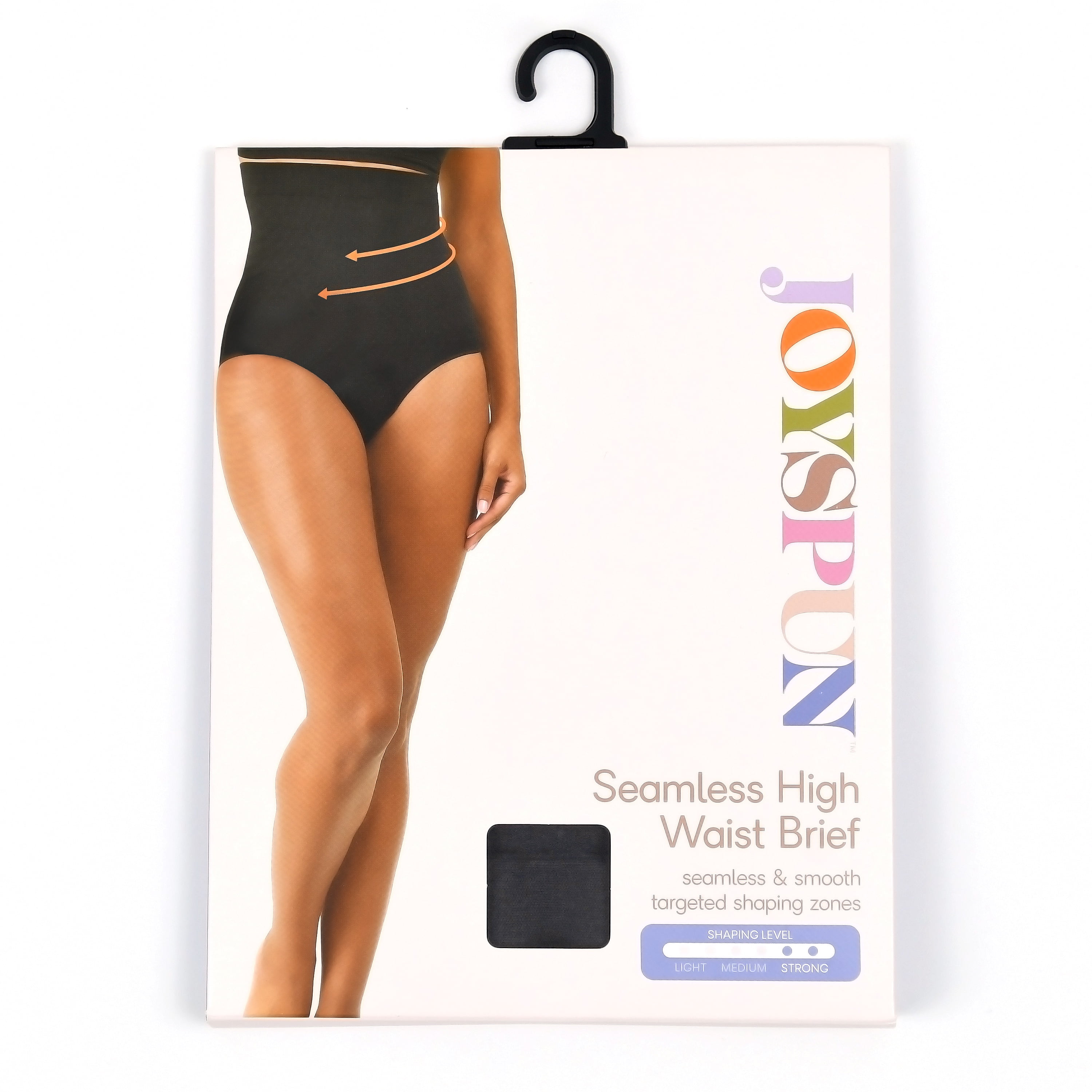 Joyspun Women's Shapewear Seamless Sculpting High Waisted Brief, Sizes S to XXXL