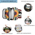 thumbnail image 3 of FORMRS Unisex School Backpack 17" Student Travel Bag with Laptop Compartment, Geometric Stripes, 3 of 7