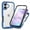 Deep Blue, variant on for iPhone 17 Case with Screen Protector, Shockproof Soft TPU Bumper Rugged Clear Hard PC Back Shell Anti-Scratch All-inclusive Cover for iPhone 17, Red