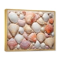 thumbnail image 2 of Designart "Seashell Contemporary composition" Animals Floater Framed Canvas Art Print, 2 of 7